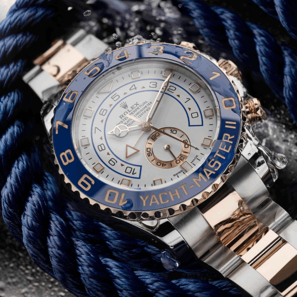 Rolex Yacht-Master II, Stainless Steel and 18k Everose Gold, 44mm, Ref# 116681-0002 - Image 4