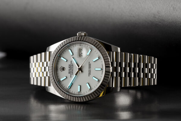 Rolex Datejust 41 White Dial Gold & Steel Men’s Watch M126334-0009 - Image 2