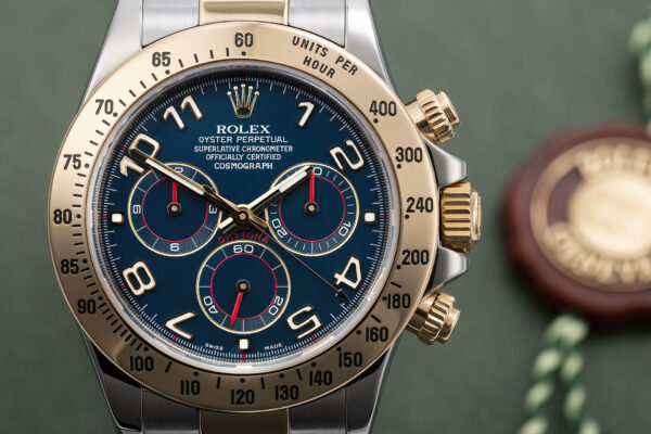Rolex Daytona Steel Yellow Gold Blue Racing Dial Mens Watch 116523 - Image 3