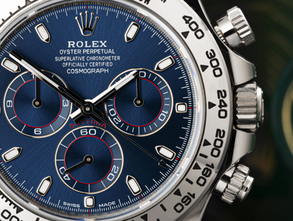 ROLEX COSMOGRAPH DAYTONA WHITE GOLD BLUE DIAL 116509 - Image 4