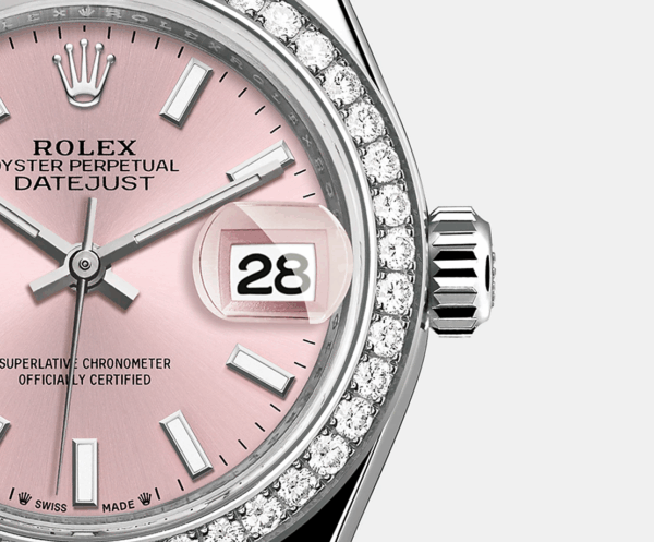 Rolex Lady-Datejust 28mm, 18k White Gold, Ref# 279139rbr-0004 - Image 4