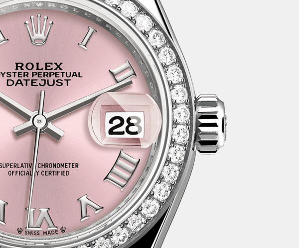 Rolex Lady-Datejust 28mm, 18k White Gold, Ref# 279139rbr-0012 - Image 5