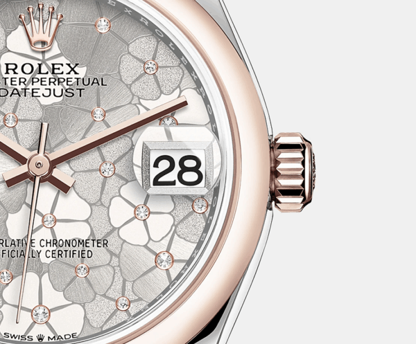 Rolex Datejust 31mm, Oystersteel and 18k Everose Gold and Diamonds, Ref# 278241-0032 - Image 4