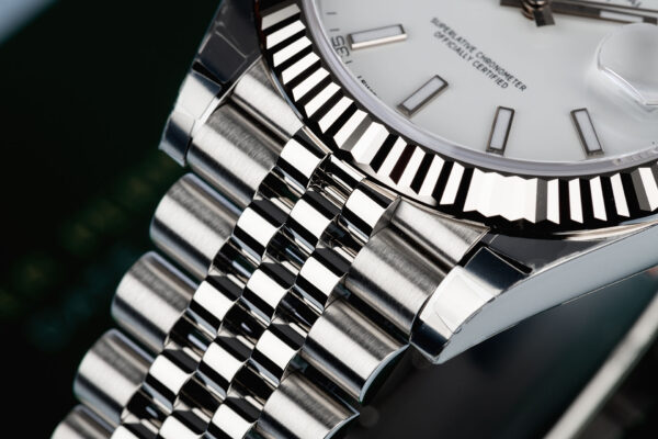 Rolex Datejust 41 White Dial Gold & Steel Men’s Watch M126334-0009 - Image 3