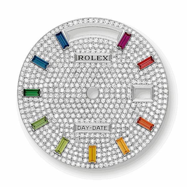 Rolex Day-Date, 36mm, Platinum and Diamonds, Ref# 128396tbr-0006 - Image 4