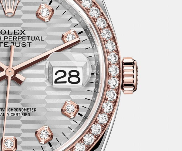 Rolex Datejust 36mm, Oystersteel and 18k Everose Gold, Ref# 126281rbr-0027 - Image 4
