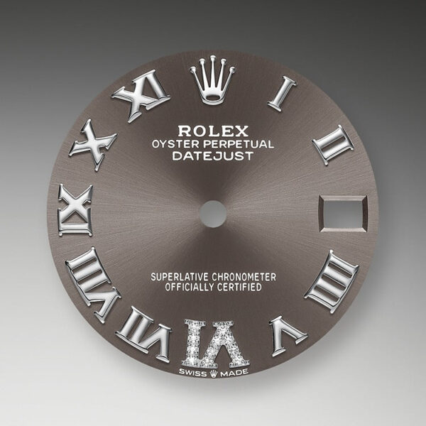 Rolex Datejust 31, Oystersteel, 18kt White Gold and diamonds, Ref# 278384RBR-0031 - Image 4