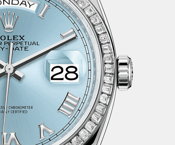 Rolex Day-Date, 36mm, Platinum and Diamonds, Ref# 128396tbr-0002 - Image 5