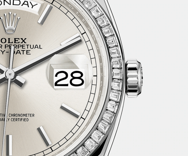 Rolex Day-Date, 36mm, Platinum and Diamonds, Ref# 128396tbr-0004 - Image 6