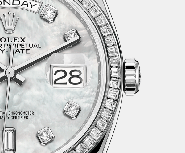 Rolex Day-Date, 36mm, Platinum and Diamonds, Ref# 128396tbr-0005 - Image 5
