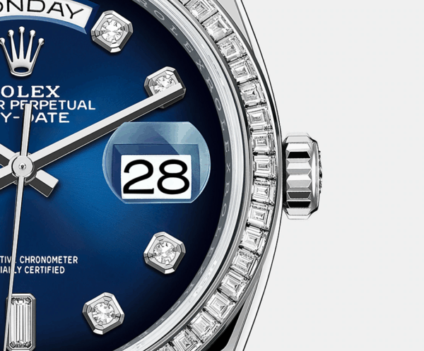 Rolex Day-Date, 36mm, Platinum and Diamonds, Ref# 128396tbr-0008 - Image 5