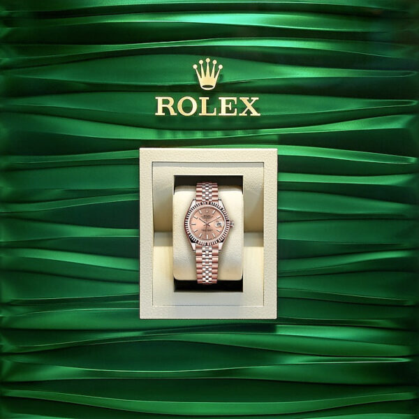Rolex Lady-Datejust 28, 18k Everose Gold, Ref# 279175-0026 - Image 5