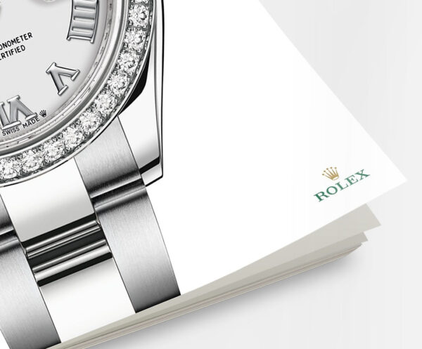 Rolex Lady-Datejust 28, Oystersteel and 18k White Gold, Ref# 279384RBR-0020 - Image 5