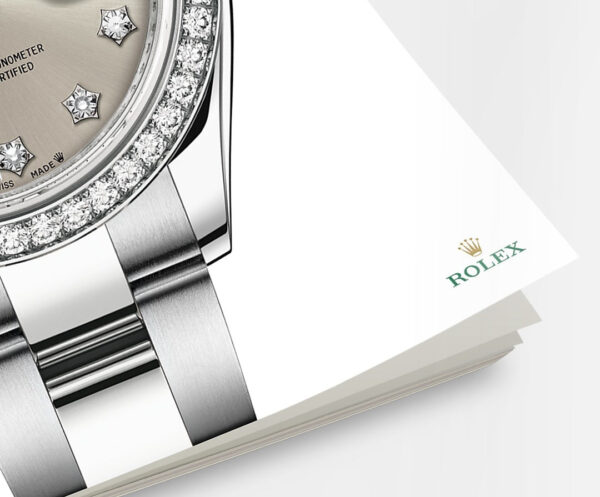 Rolex Lady-Datejust 28, Oystersteel and 18k White Gold, Ref# 279384RBR-0022 - Image 5