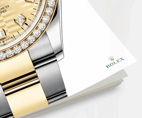 Rolex Datejust 36mm, Oystersteel and 18k Yellow Gold, Ref# 126283rbr-0032 - Image 5