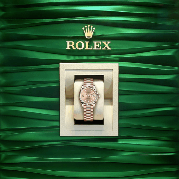 Rolex Lady-Datejust 28, 18k Everose Gold, Ref# 279175-0029 - Image 5
