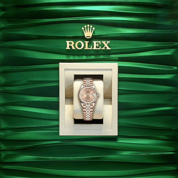 Rolex Lady-Datejust 28, 18k Everose Gold, Ref# 279175-0030 - Image 5