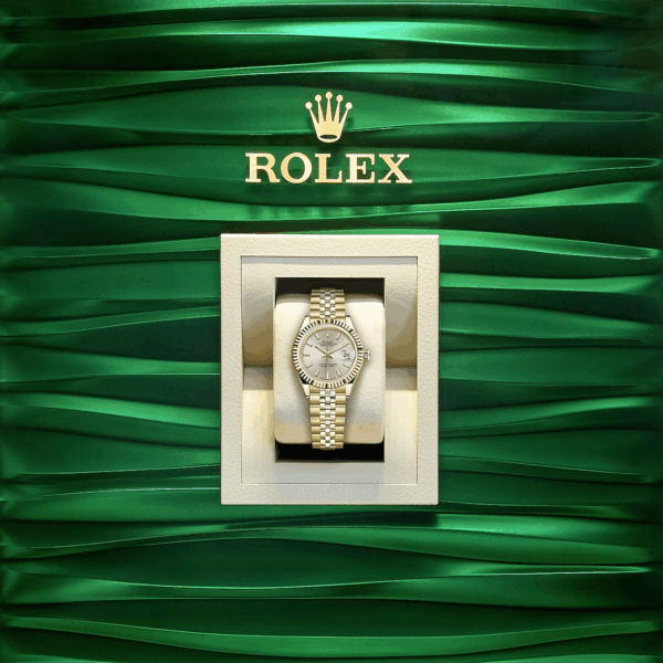 Rolex Lady-Datejust 28, 18k Yellow Gold, Ref# 279178-0006 - Image 5