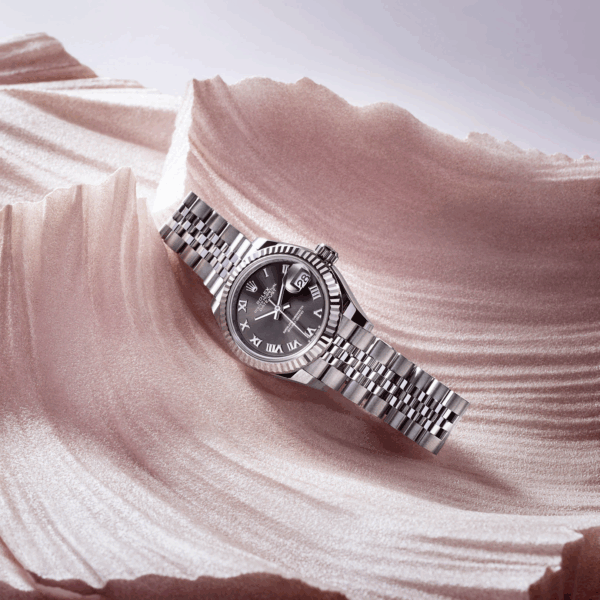 Rolex Lady-Datejust 28, Oystersteel and 18k White Gold, Ref# 279174-0013 - Image 2