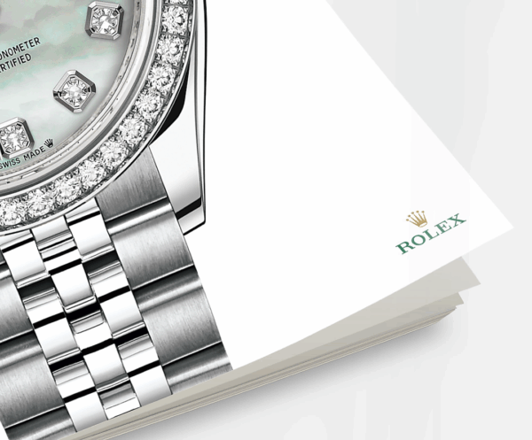 Rolex Lady-Datejust 28, Oystersteel and 18k White Gold, Ref# 279384RBR-0011 - Image 4