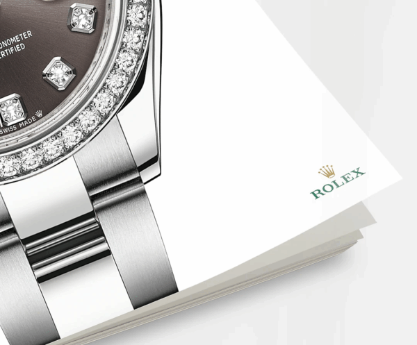 Rolex Lady-Datejust 28, Oystersteel and 18k White Gold, Ref# 279384RBR-0018 - Image 5