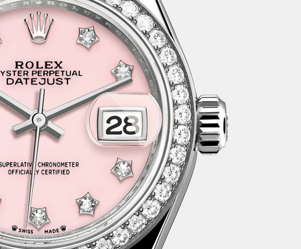 Rolex Lady-Datejust 28mm, 18k White Gold, Ref# 279139rbr-0002 - Image 4