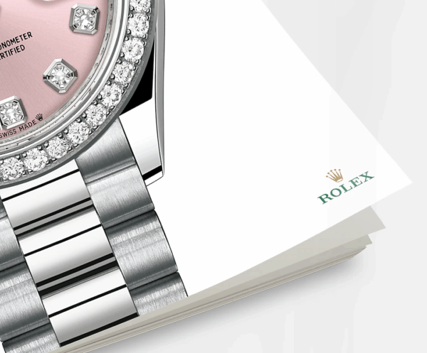 Rolex Lady-Datejust 28mm, 18k White Gold, Ref# 279139rbr-0005 - Image 5