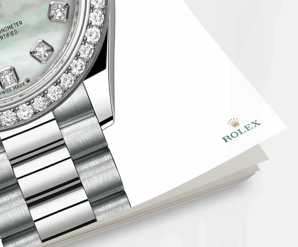 Rolex Lady-Datejust 28mm, 18k White Gold, Ref# 279139rbr-0008 - Image 5
