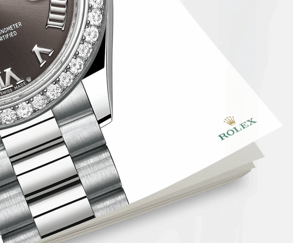 Rolex Lady-Datejust 28mm, 18k White Gold, Ref# 279139rbr-0010 - Image 5