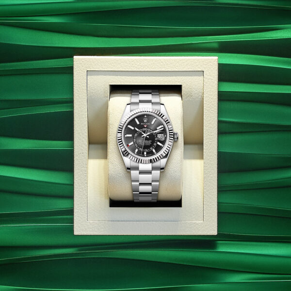 Rolex Sky-Dweller, 42mm, Oystersteel and 18k White Gold, Black, Oyster, Ref# 336934-0007 - Image 5