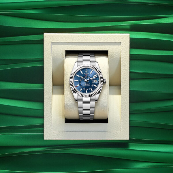 Rolex Sky-Dweller, 42mm, Oystersteel and 18k White Gold, Blue, Oyster, Ref# 336934-0005 - Image 5