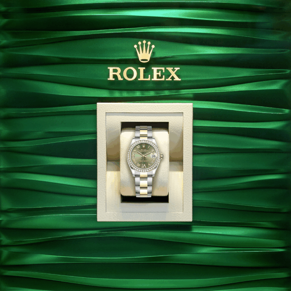 Rolex Datejust 31, Oystersteel, 18kt Yellow Gold and diamonds, Ref# 278383RBR-0015 - Image 5