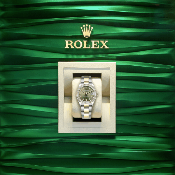 Rolex Datejust 31, Oystersteel, 18kt Yellow Gold and diamonds, Ref# 278383RBR-0029 - Image 5