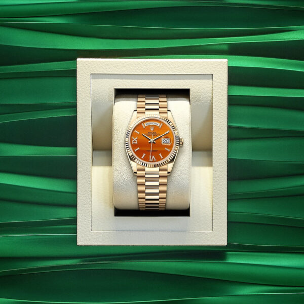 Rolex Day-Date 36, 18k Yellow Gold with Diamond-set, 36mm, Ref# 128238-0088 - Image 5