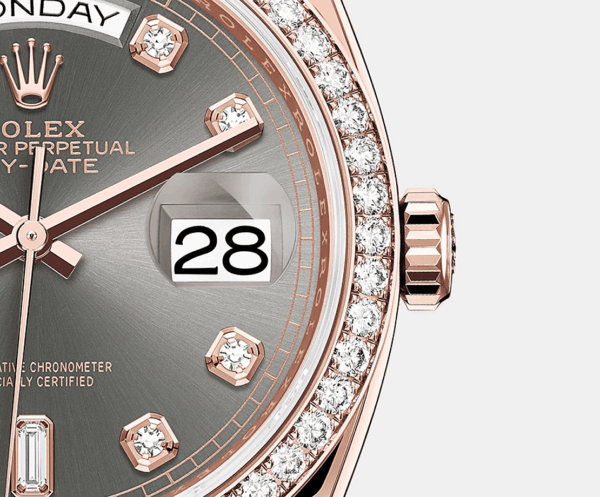 Rolex Day-Date 36mm, 18k Everose Gold, Ref# 128345rbr-0052 - Image 4