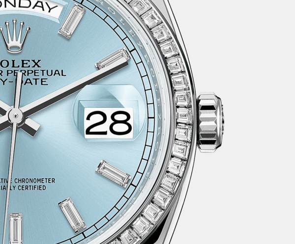 Rolex Day-Date 36mm, Platinum, Ref# 128396tbr-0003 - Image 4