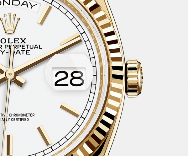 Rolex Day-Date, 36mm, 18k Yellow Gold, Ref# 128238-0082 - Image 5