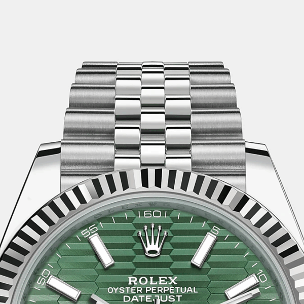 Rolex Datejust 41mm, Oystersteel and 18k White Gold, Ref# 126334-0030 - Image 6