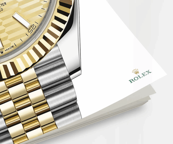 Rolex Datejust 41mm, Oystersteel and 18k Yellow Gold, Ref# 126333-0022 - Image 6