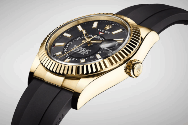 Rolex Sky-Dweller 42mm, 18k Yellow Gold, Oysterflex, Ref# 326238-0009 - Image 6