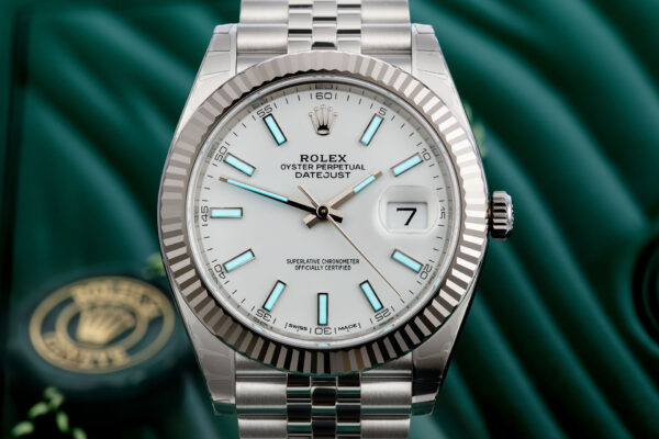 Rolex Datejust 41 White Dial Gold & Steel Men’s Watch M126334-0009 - Image 5