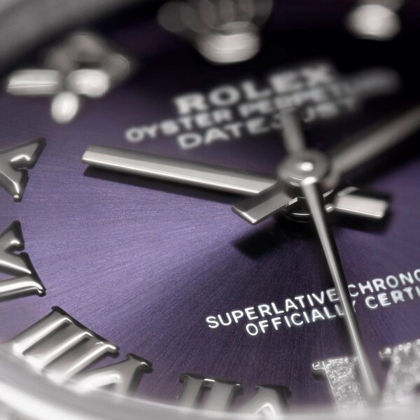 Rolex Datejust 31, Oystersteel, 18kt White Gold and diamonds, Ref# 278384RBR-0030 - Image 5