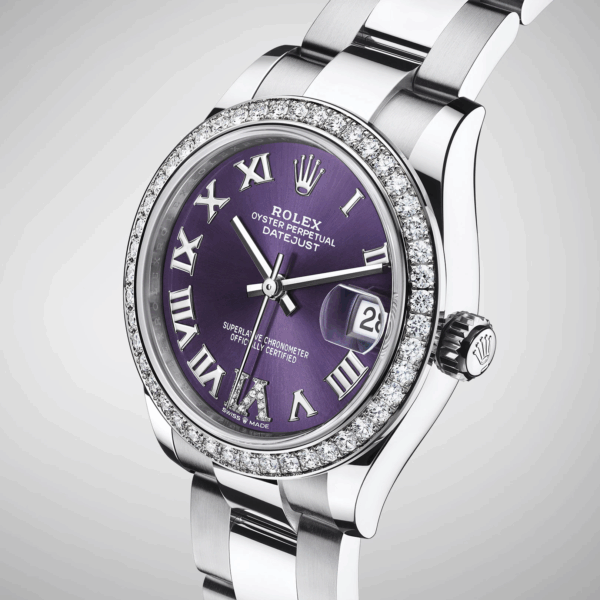 Rolex Datejust 31, Oystersteel, 18kt White Gold and diamonds, Ref# 278384RBR-0029 - Image 6