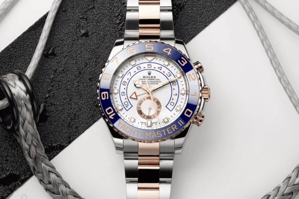 Rolex Yacht-Master II, Stainless Steel and 18k Everose Gold, 44mm, Ref# 116681-0002 - Image 7