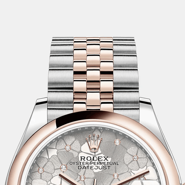 Rolex Datejust 31mm, Oystersteel and 18k Everose Gold and Diamonds, Ref# 278241-0032 - Image 6