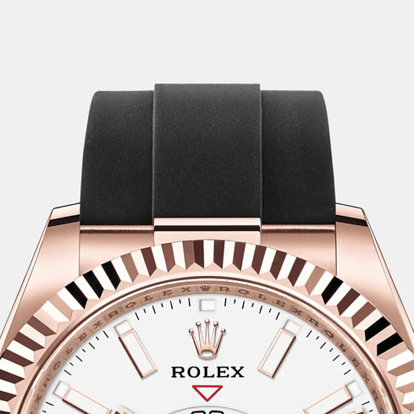 Rolex Sky-Dweller 42mm, 18k Everose Gold, Oysterflex, Ref# 326235-0004 - Image 6