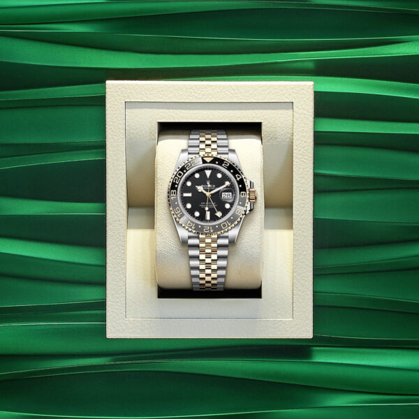 Rolex GMT-Master II, 40mm, Oystersteel and 18k Yellow Gold, Ref# 126713GRNR-0001 - Image 6