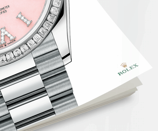 Rolex Day-Date, 36mm, Platinum and Diamonds, Ref# 128396tbr-0009 - Image 6