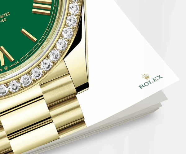 Rolex Day-Date, 40mm, 18k Yellow Gold and Diamonds, Ref# 228348rbr-0040 - Image 5