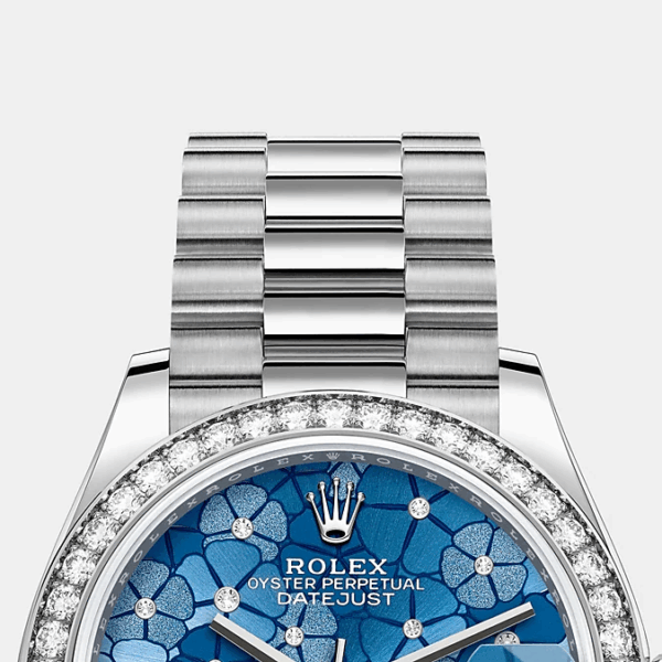 Rolex Datejust 31mm, 18k White Gold and Diamonds, Ref# 278289rbr-0025 - Image 8